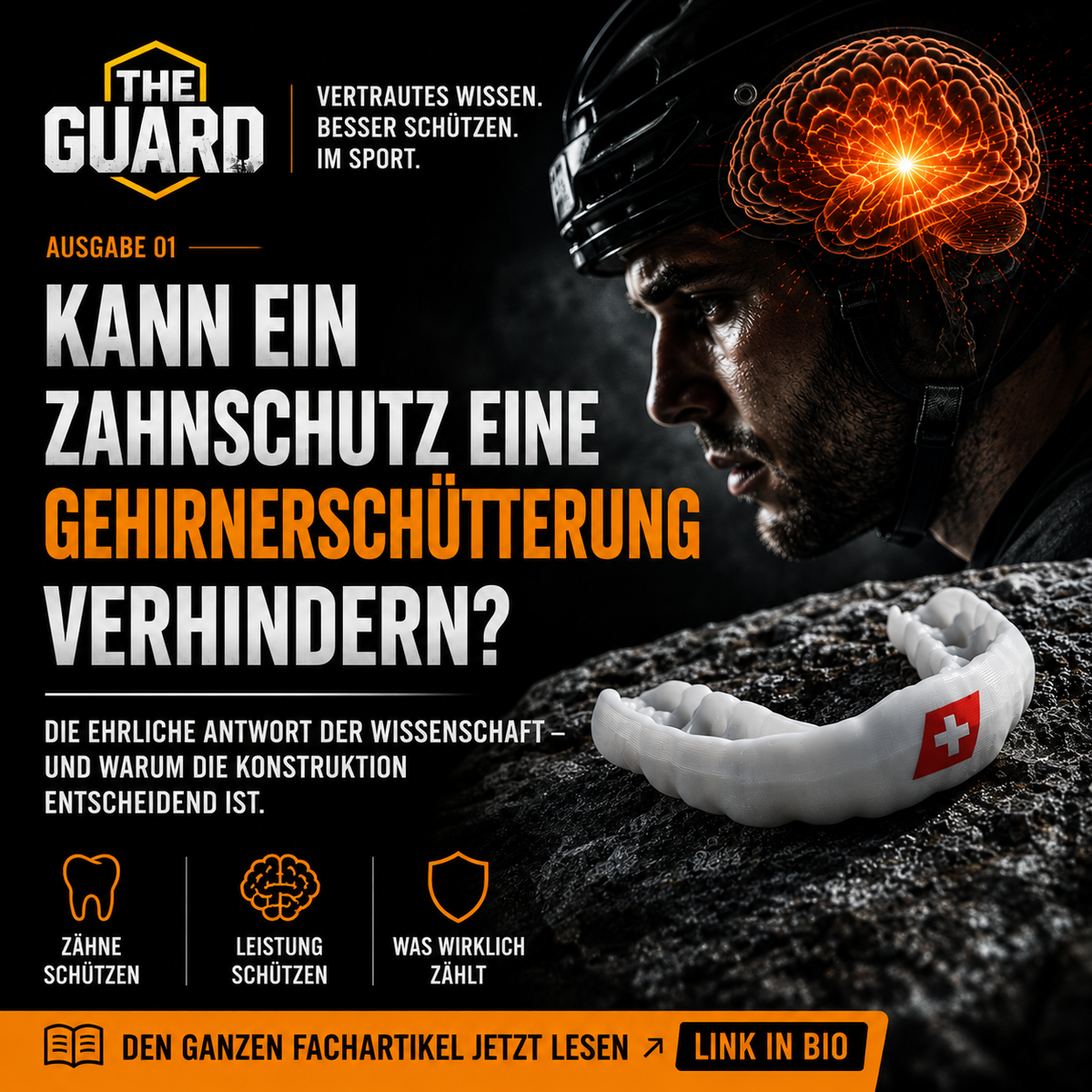 Kann ein Zahnschutz eine Gehirnerschütterung verhindern?